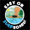 Baby on Surfboard - Boy
