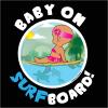 Baby on Surfboard - Girl