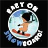 Baby on Snowboard