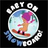 Baby on Snowboard