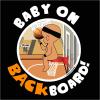 Baby on Backboard - Basketball